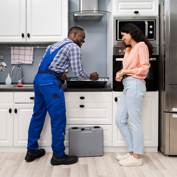 how long does it typically take to complete cooktop repair services in Booneville